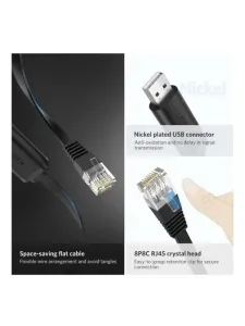 UGREEN CM204 USB-A To RJ45 Console Cable 1.5M