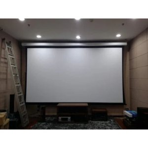Light Wave LW-EPS-180E Electric Projector Screen 180 x 180cm