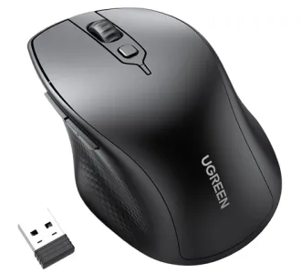 UGREEN MU101 Ergonomic Contoured-Shape Design Wireless Mouse