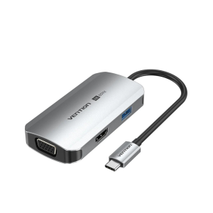 Vention USB-C 4-in-1 Docking Station 0.15m |VEN TQAHB
