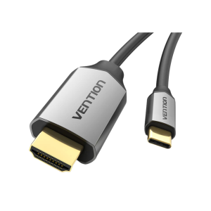 Vention Type-C to HDMI Cable 2M Black Metal Type