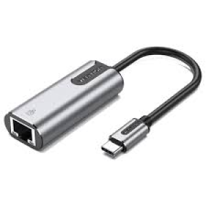 Vention USB-C TO GIGABYTE ETHERNET Adapter 0.15M Gray Aluminum Alloy Type