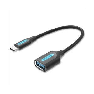 Vention USB 3.1(Gen 1) C Male to USB A Female OTG Cable 0.15M Black PVC Type