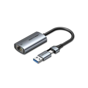 Vention USB 3.0 TO GIGABIT ETHERNET ADAPTER Gray 0.15M    Aluminum Alloy Type