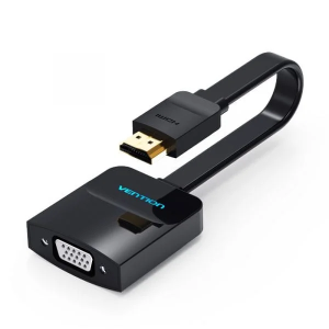 Vention Flat HDMI to VGA Converter 0.15M Black