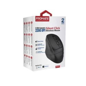 Promate SAMIT 2200 DPI Silent Click Ergonomic Wireless Mouse