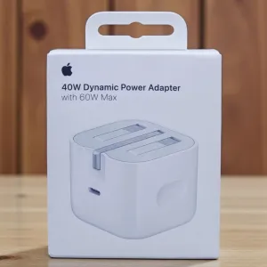 Apple 40W Dual USB-C Dynamic Power Adapter (Max 60W)
