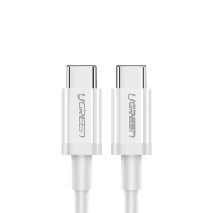 UGREEN US264 USB C 2.0 male to male cable (60w)-white-60518