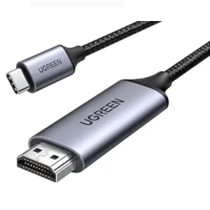 UGREEN MM142 Type C To HDMI 4K 60HZ  Cable 1.5M (Black, Gray)-50570