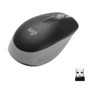 Logitech M190 Full-Size Wireless Mouse - Mid Grey - 910-005906