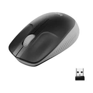 Logitech M190 Full-Size Wireless Mouse - Mid Grey - 910-005906