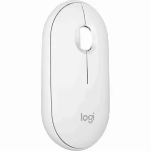 Logitech M350s Pebble Bluetooth Mouse - Tonal White - 910-007013