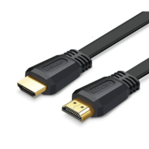 UGREEN ED015 HDMI Flat Cable Male to Male 5m -Black-50821