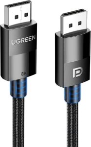 UGREEN DP114 1.4 DP Male to Male Cable 1.5m 8K Cable(Black)-80391