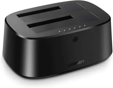 UGREEN CM198 USB 3.0 to SATA Dual-Bay Hard Drive Duplicator/Cloner EU-50857
