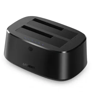 UGREEN CM198 USB 3.0 to SATA Dual-Bay Hard Drive Duplicator/Cloner EU-50857