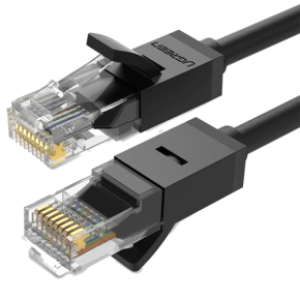 UGREEN NW102 Cat 6 U/UTP Lan Flat Cable 10m Black-50178