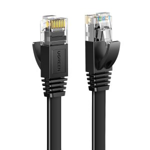 UGREEN NW102 Cat 6 U/UTP Lan Flat Cable 30m Black-50182