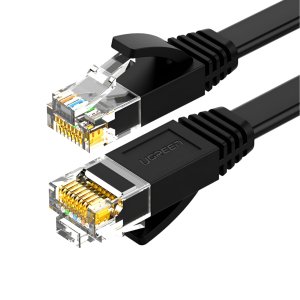 UGREEN NW102 Cat 6 U/UTP Lan Flat Cable 30m Black-50182