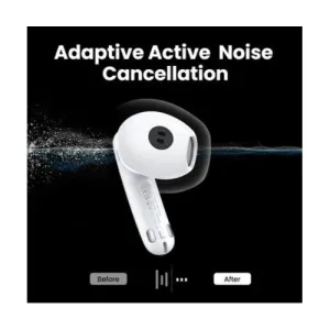 UGREEN W203 HiTune H6 Pro Hybrid Active Noise-Cancelling Earbuds -White -55137