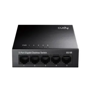CUDY 5-PORT Gigabit metal switch 8 x 10/100/1000Mbps RJ45 ports-CUDY GS105