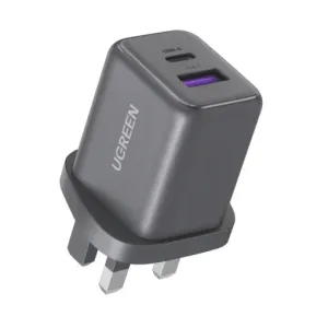 UGREEN X516 30W with 1*USB C & 1* USB A GaN Fast Charger UK-65036