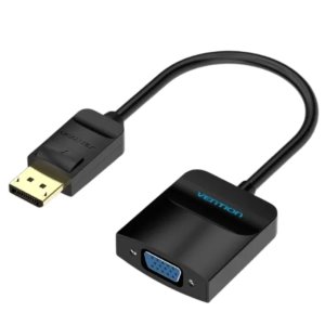 Vention VGA(3+6) Male to Male Cable with ferrite cores 1.5M Black- VEN DAEBG