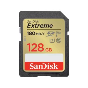 SanDisk Extreme UHS I 128GB SD Card-SDSDXVA-128G-GNCIN
