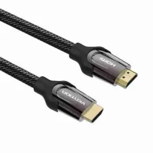 Vention Nylon Braided HDMI Cable 5M Black Metal Type-VAA-B05-B500