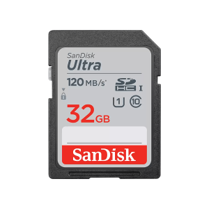 SanDisk Ultra SDHC UHS-I Card 120MB/s 32GB Class 10 - SDSDUN4-032G-GN6IN