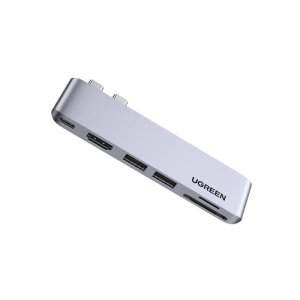 UGREEN CM251 5-in-2 (DUAL) USB-C MAC docking -USB-C TO 3 x USB-A 3.0 ports-60559