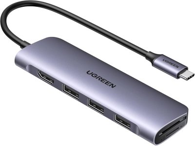 UGREEN CM478 5 -In -1 docking Station- USB-C to  1*USB 3.0 /2*USB A 2.0/HDMI - 15495