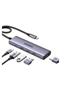 UGREEN CM478 5 -In -1 docking Station- USB-C to  1*USB 3.0 /2*USB A 2.0/HDMI - 15495