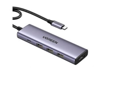 UGREEN CM511 5 -In -1 docking Station- USB-C to  3*USB 3.0 /1*USB-C 3.0 - 15596
