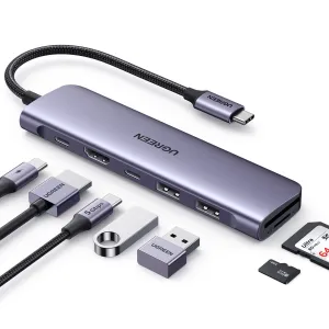 UGREEN CM888 7 -In -1 UNO  docking Station- USB-C to  1*USB-C 3.0-45155