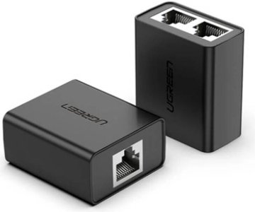 UGREEN CM210 RJ45 Splitter Adapter 2 Pack (Black)-50923