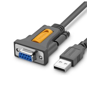 UGREEN CR104 USB to DB9 RS-232 female Adapter Cable 1.5m-20201