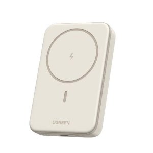 UGREEN MagFlow 10000mAh Magnetic Wireless Power Bank (20W)-BEIGE