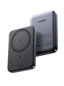 UGREEN MagFlow 10000mAh Magnetic Wireless Power Bank (20W)-Space Gray