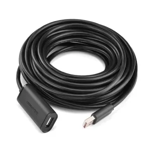 UGREEN US121 USB 2.0 Male to USB A Female Active Extension Cable Chipset 10M-10321