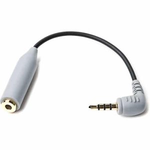BOYA BY-CIP2 3.5mm TRS (Female) to TRRS (Male) Adapter