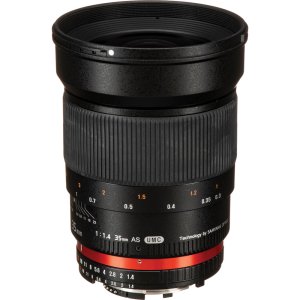 Rokinon 35mm f/1.4 AS UMC Lens for Nikon F