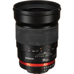 Rokinon 35mm f/1.4 AS UMC Lens for Nikon F