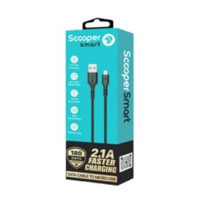Scooper Smart SDT-04T USB C Cable 1M 2.1A