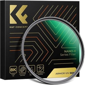 K&F CONCEPT 77mm Explosive-Proof MCUV Lens Protection Filter