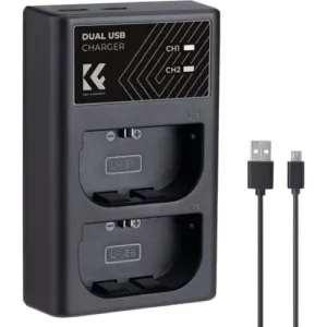 K&F Concept EN-EL15 EN-EL15A EN-EL15B 2 Pack Battery