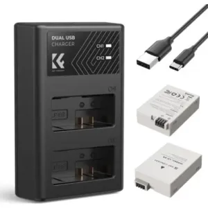 K&F LP-E17 DUAL BATTERY & CHARGER