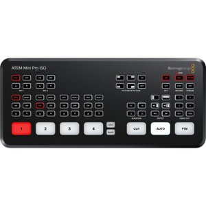 Blackmagic ATEM Mini Pro ISO 4-Channel HDMI Live Production Switcher-BMAMPI