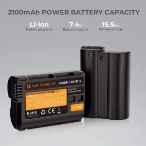 K&F EN-EL15 DUAL CHARGER