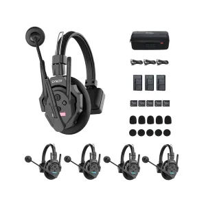 SYNCO XTALK X5 2.4GHz Wireless Intercom System for 5 Person